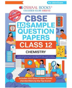 CBSE Sample Question Papers Class 12 Chemistry Book (For Board Exams 2024) | 2023-24